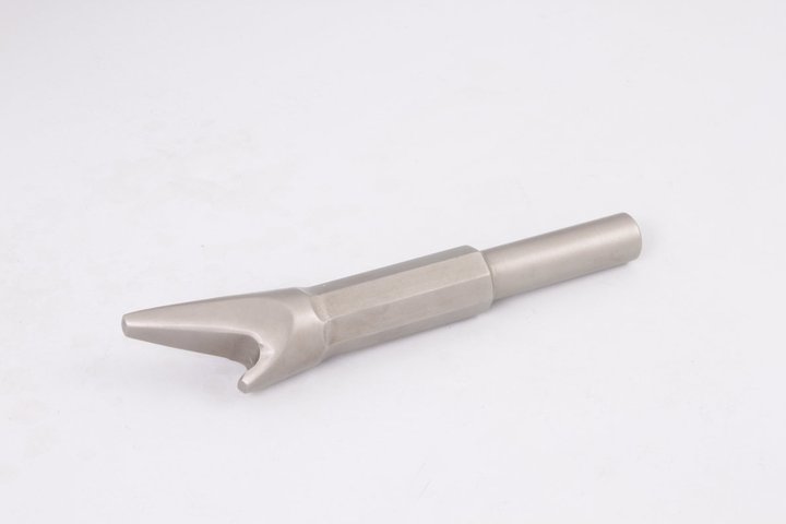 The Tube Beading Tool used with the Chipping Hammer.